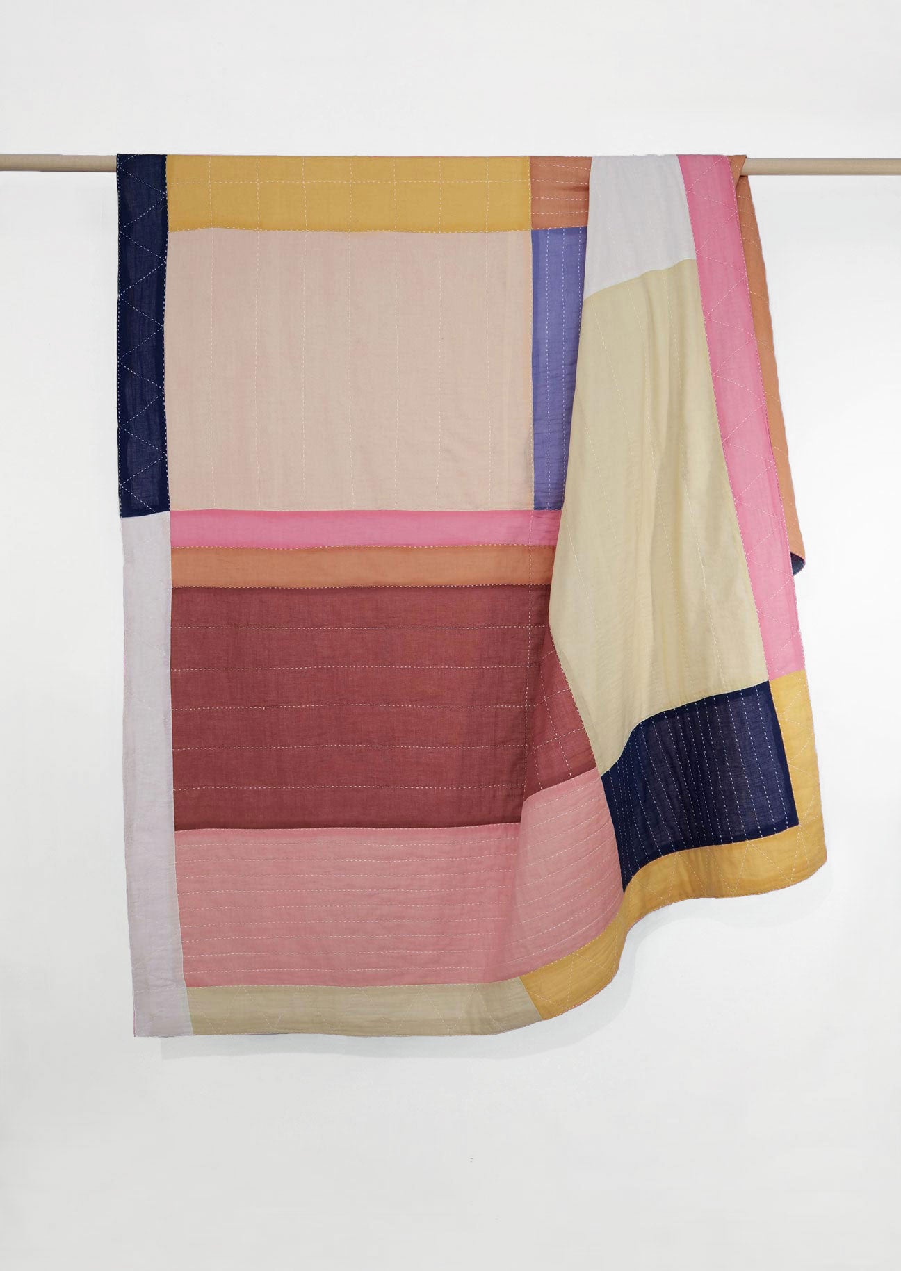 Patchwork Bedspread | Cotton Kantha quilt - AINOAH – ainoah